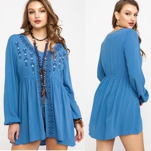 Ariat Womens Medium Blue Tunic M